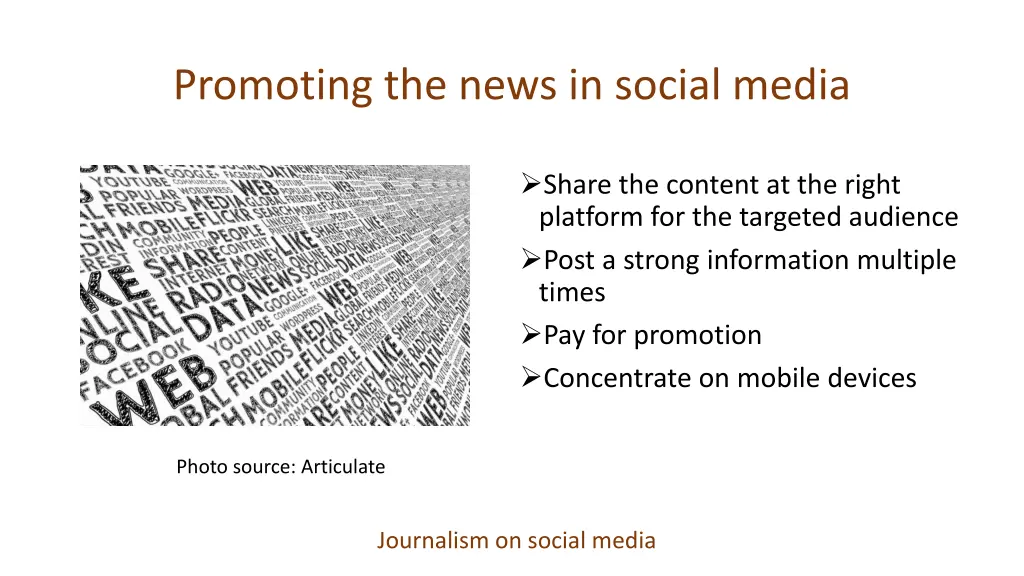 promoting the news in social media 1