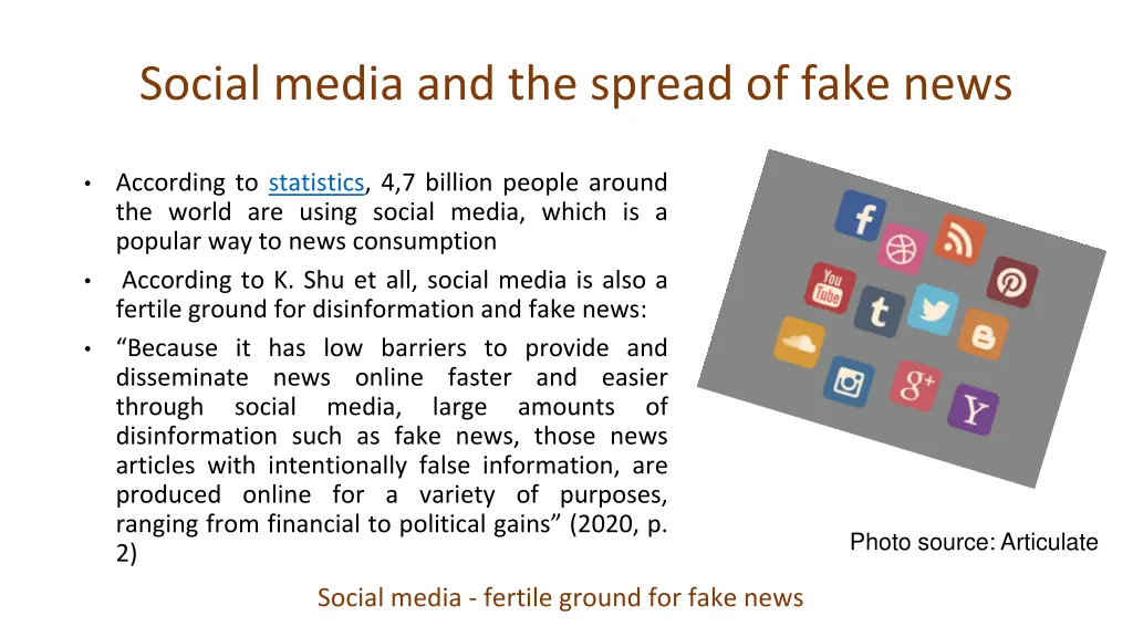 social media and the spread of fake news