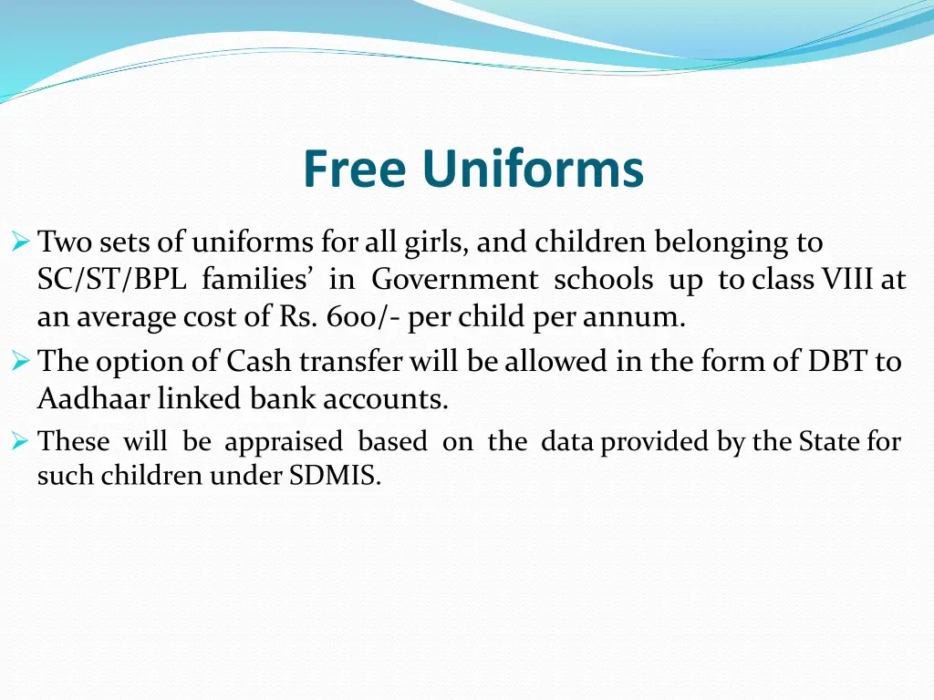 free uniforms