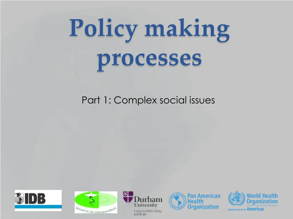 policy making processes 1