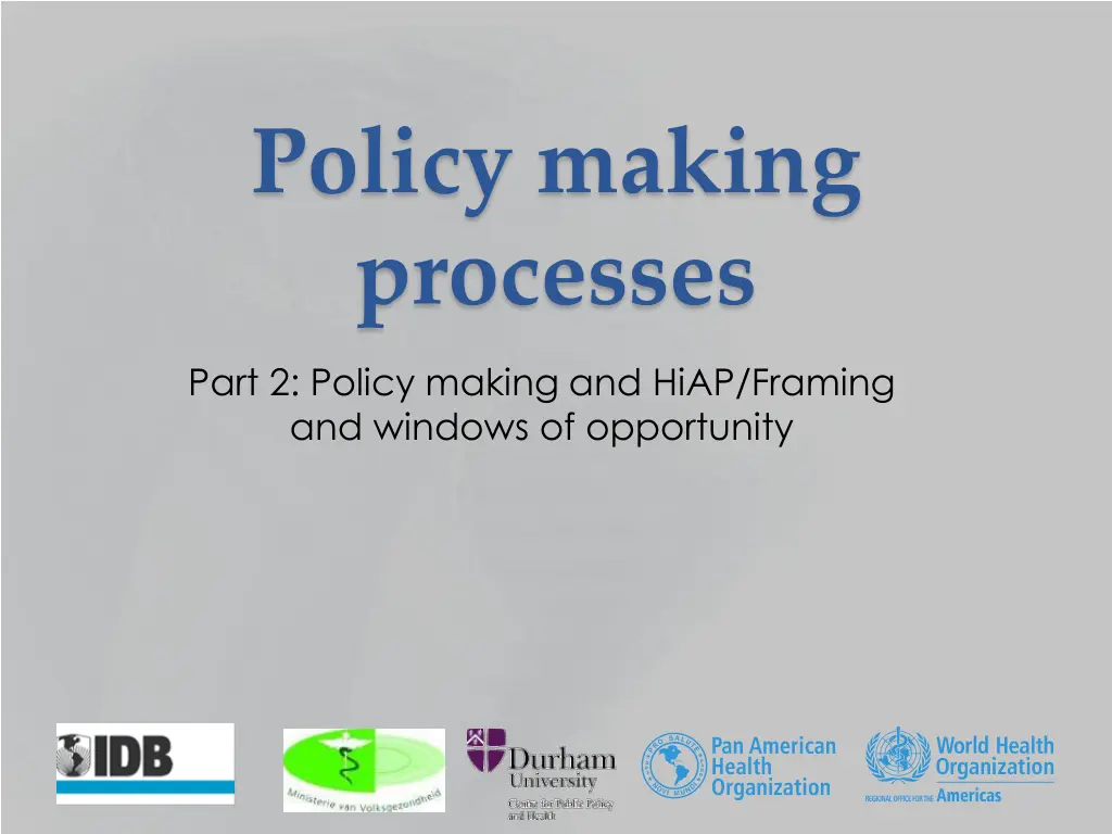 policy making processes 2