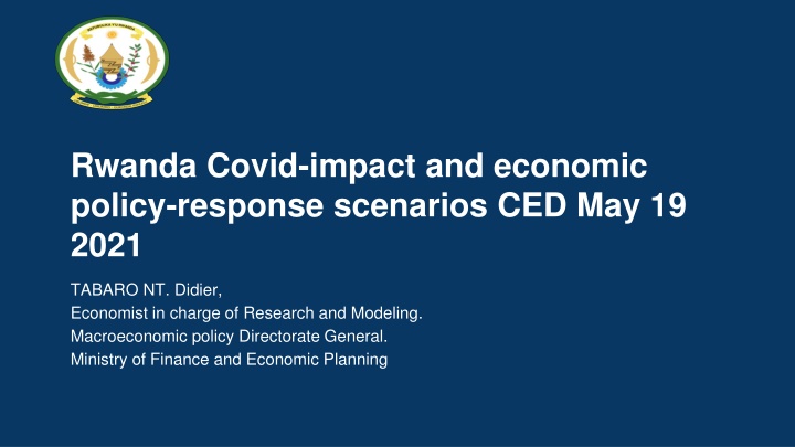 rwanda covid impact and economic policy response