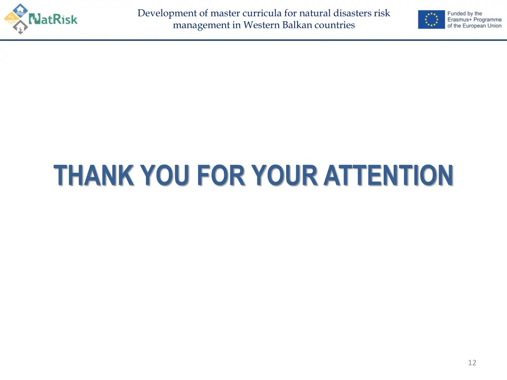 development of master curricula for natural 11
