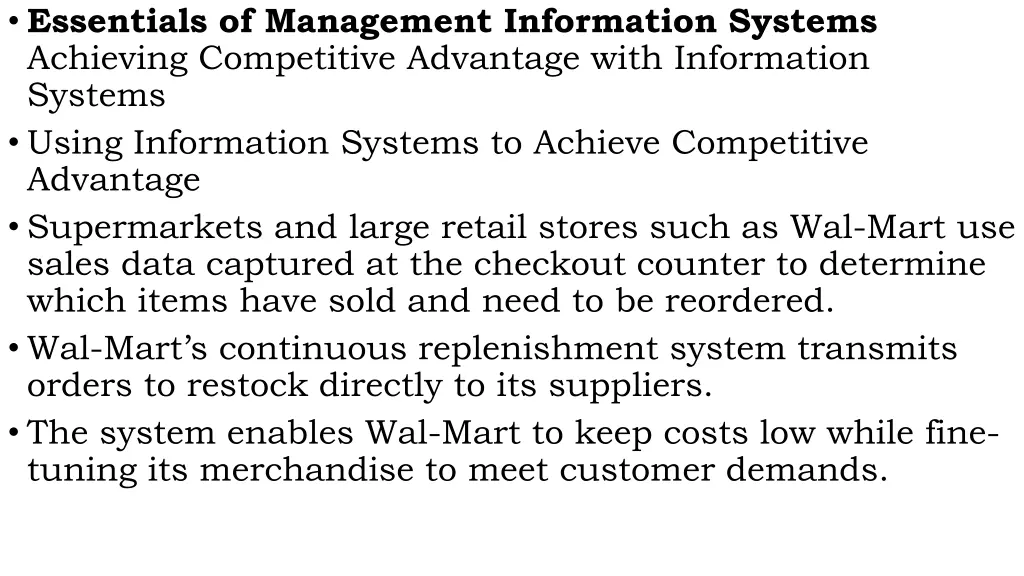 essentials of management information systems