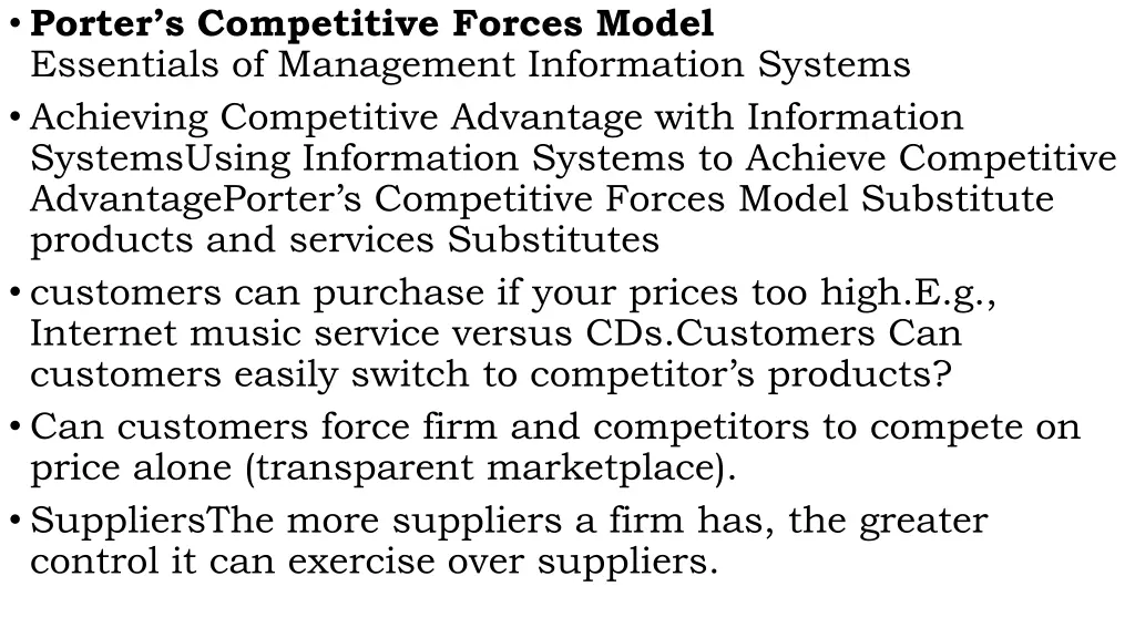porter s competitive forces model essentials