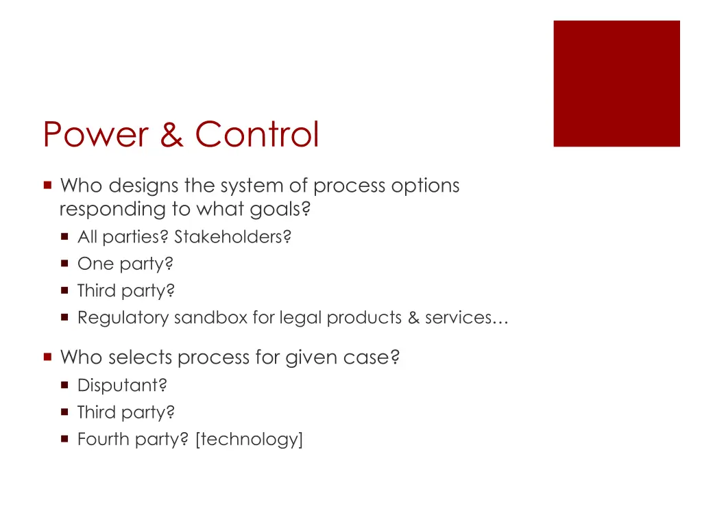 power control