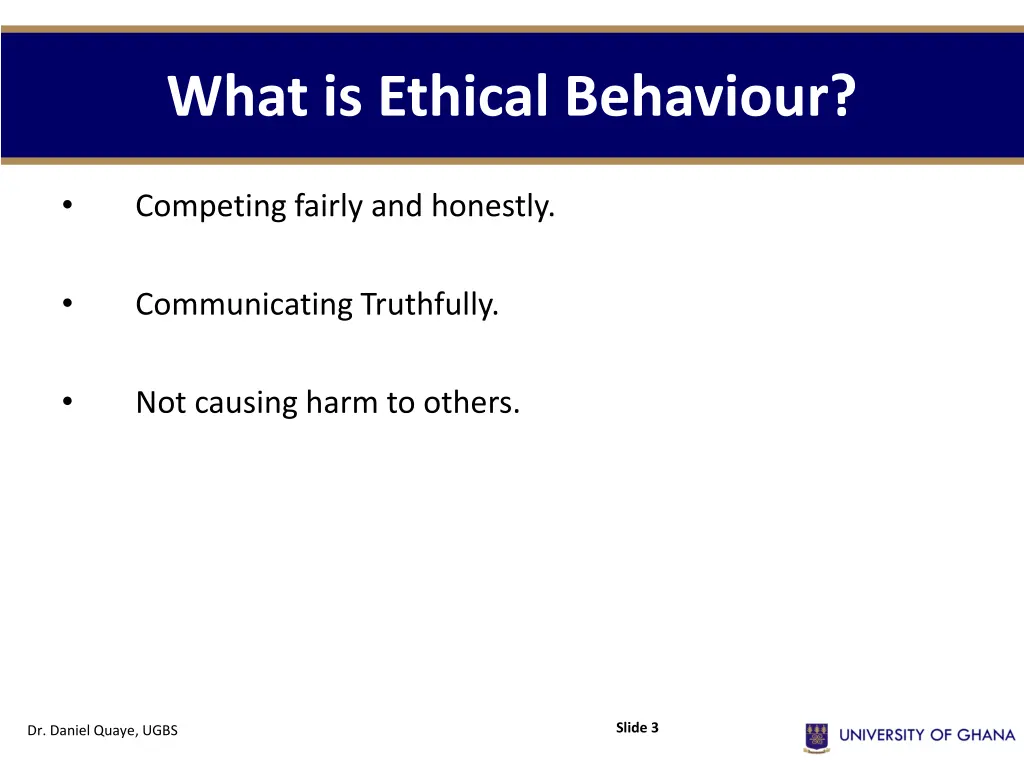 what is ethical behaviour