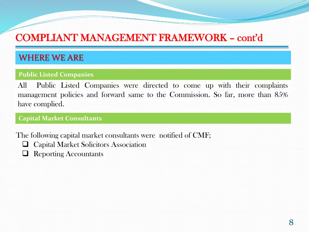 compliant management framework compliant 1