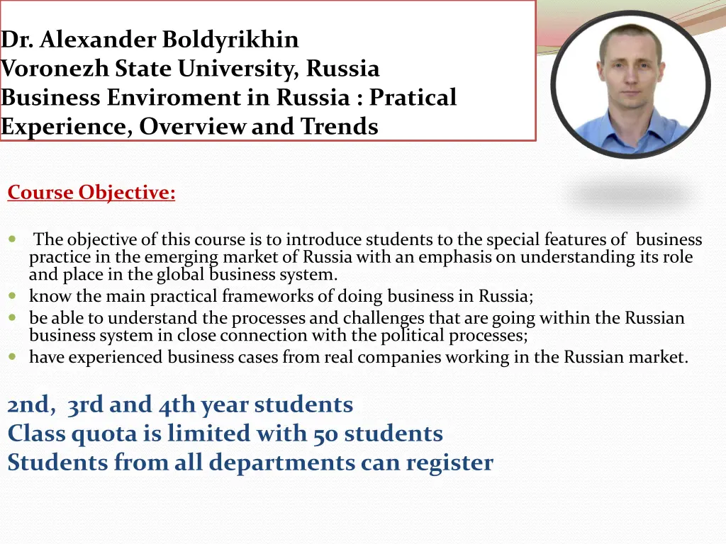 dr alexander boldyrikhin voronezh state