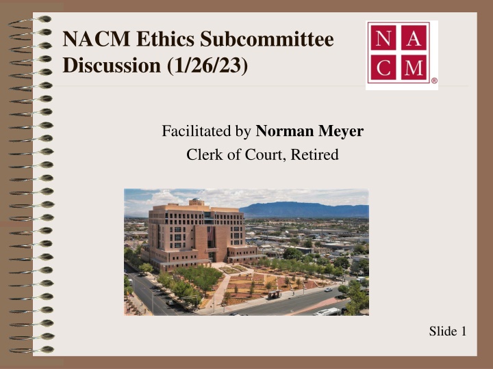 nacm ethics subcommittee discussion 1 26 23