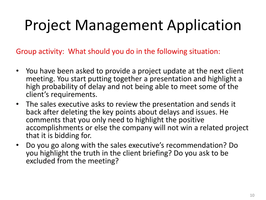 project management application