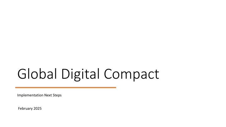 global digital compact