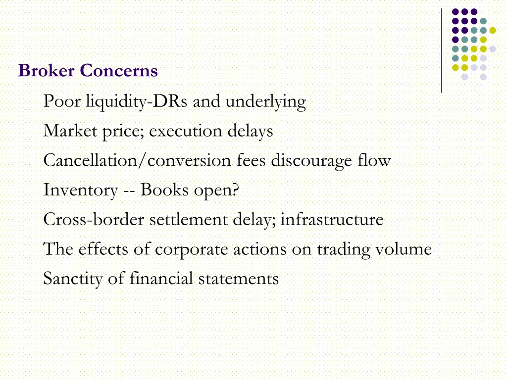 broker concerns