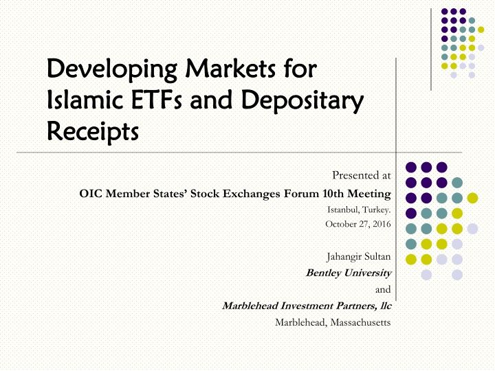 developing markets for developing markets