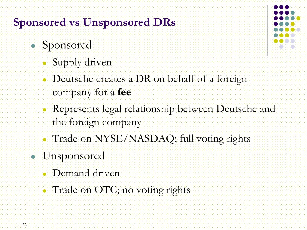 sponsored vs unsponsored drs