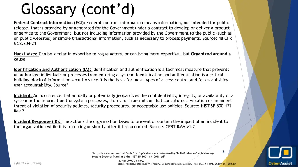 glossary cont d 2
