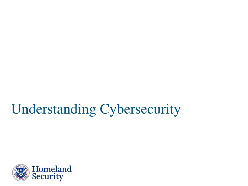 understanding cybersecurity