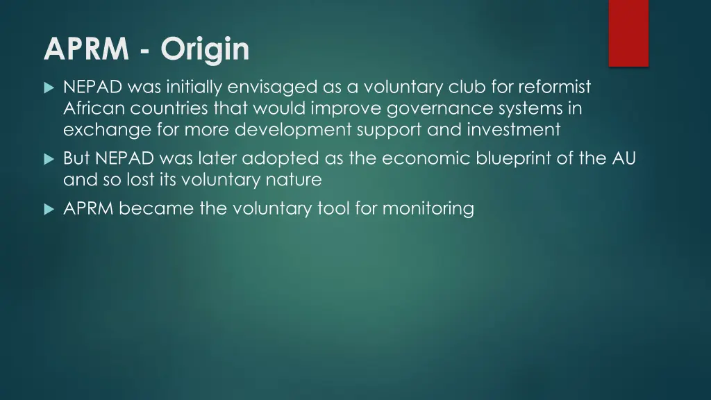 aprm origin 1