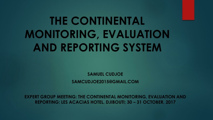 the continental monitoring evaluation