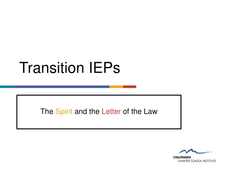 transition ieps