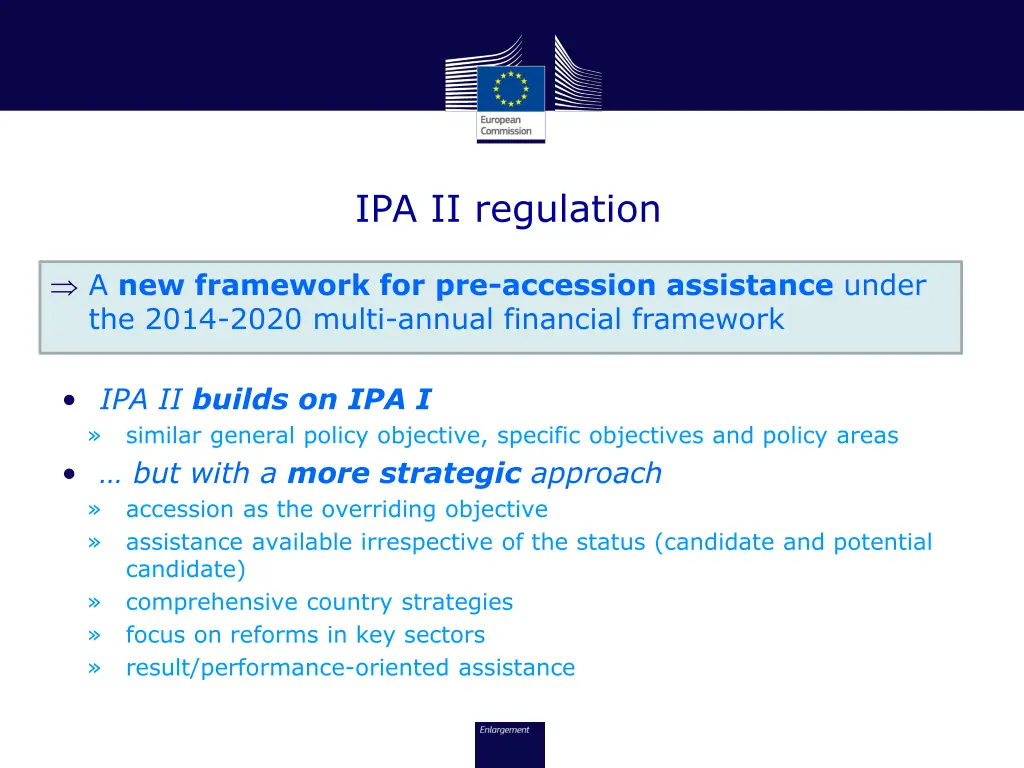 ipa ii regulation