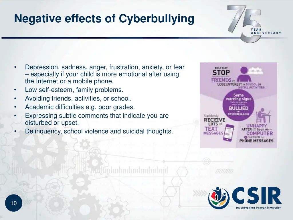 negative effects of cyberbullying