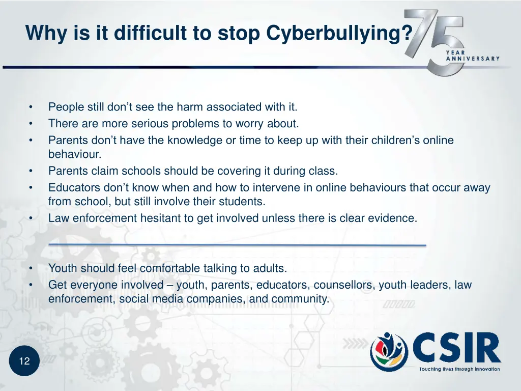 why is it difficult to stop cyberbullying