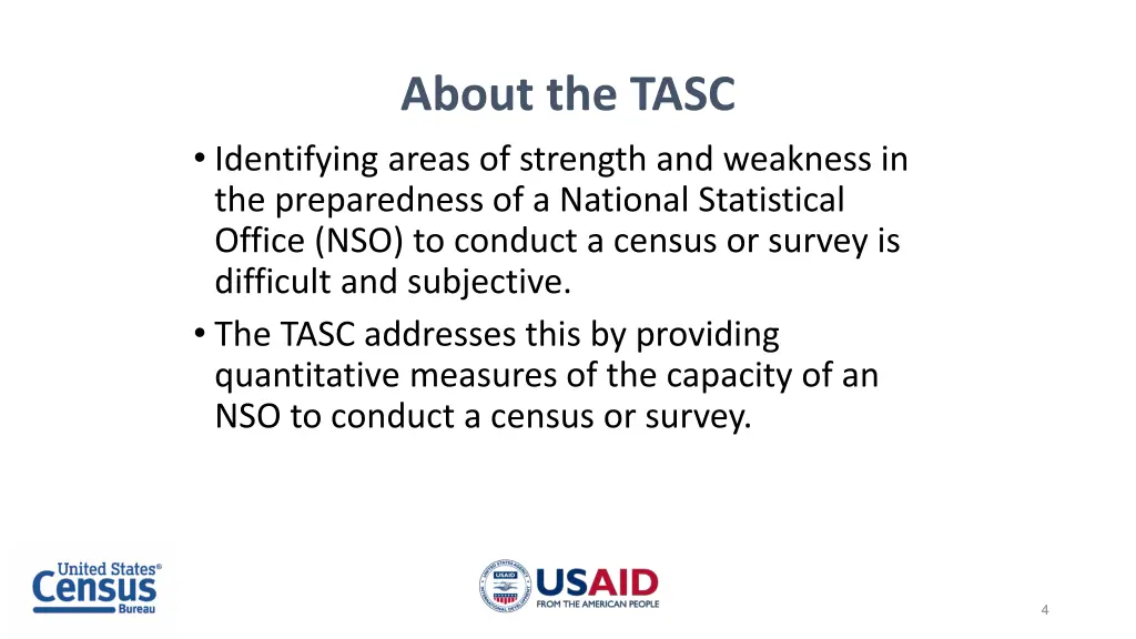 about the tasc 1