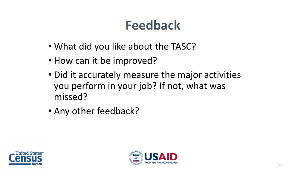 feedback
