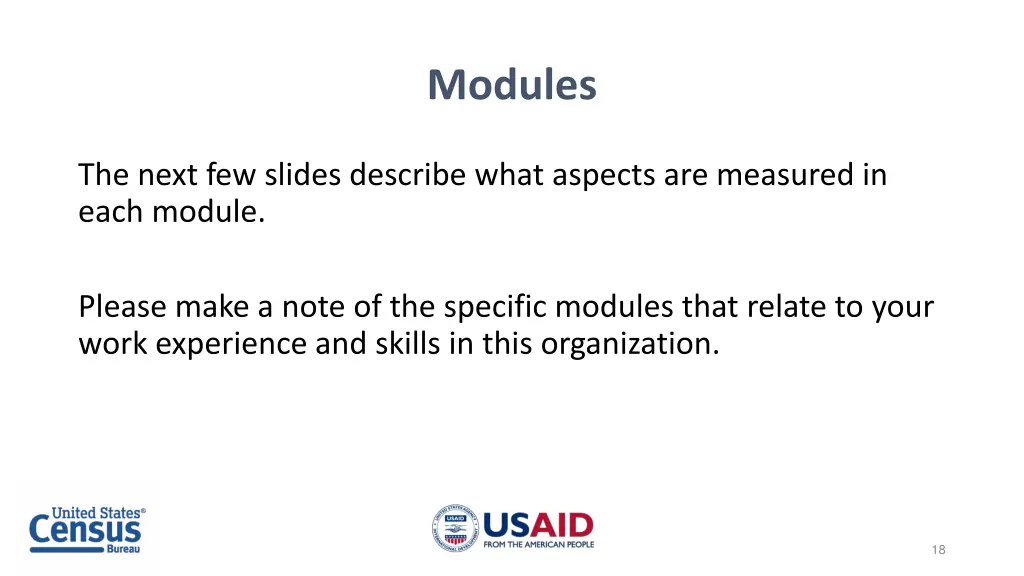 modules 1