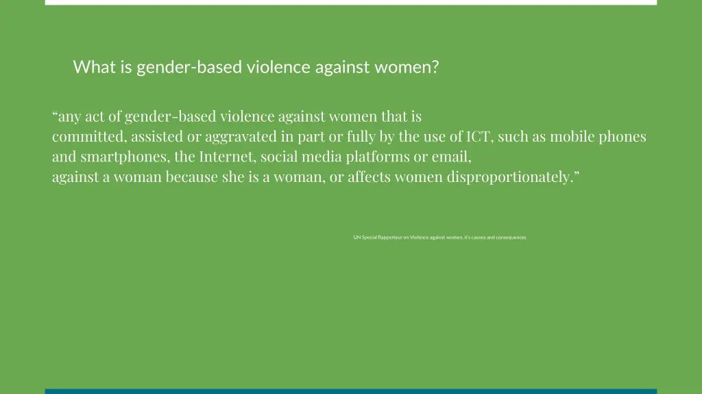 what is gender based violence against women