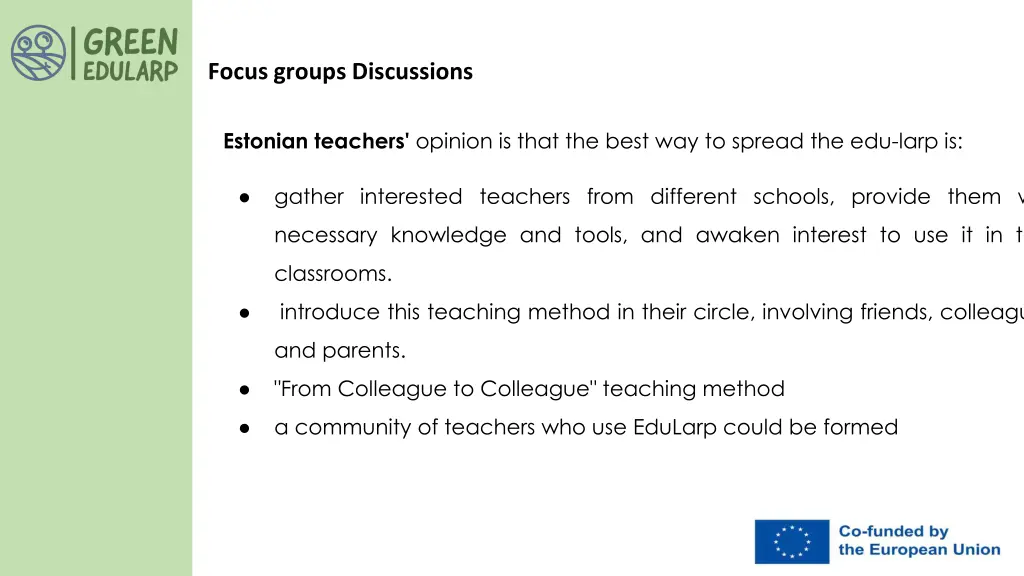 focus groups discussions 1