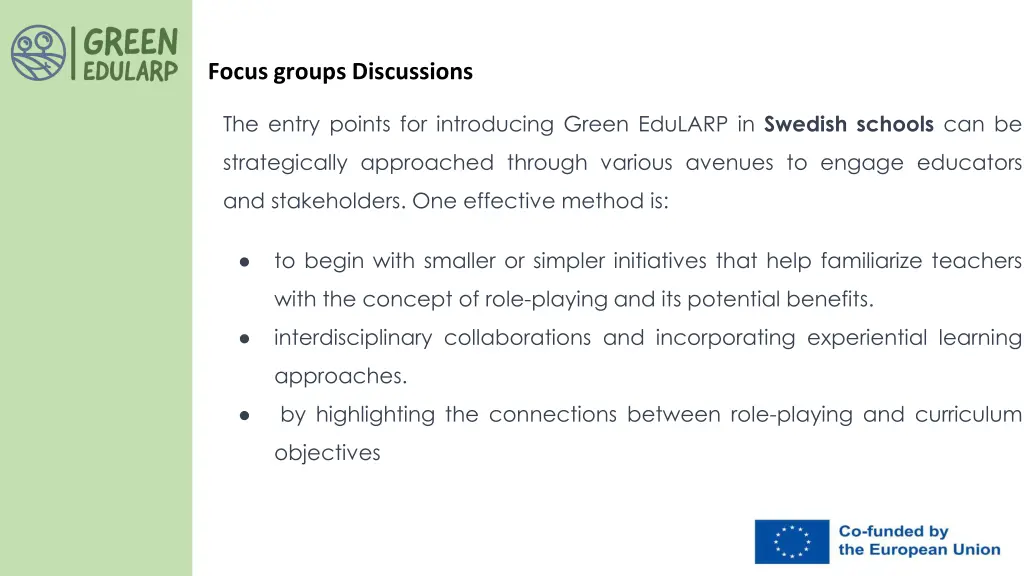 focus groups discussions 3