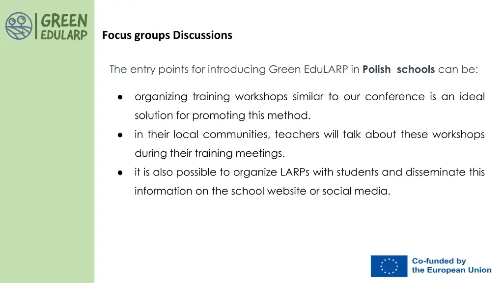 focus groups discussions 5