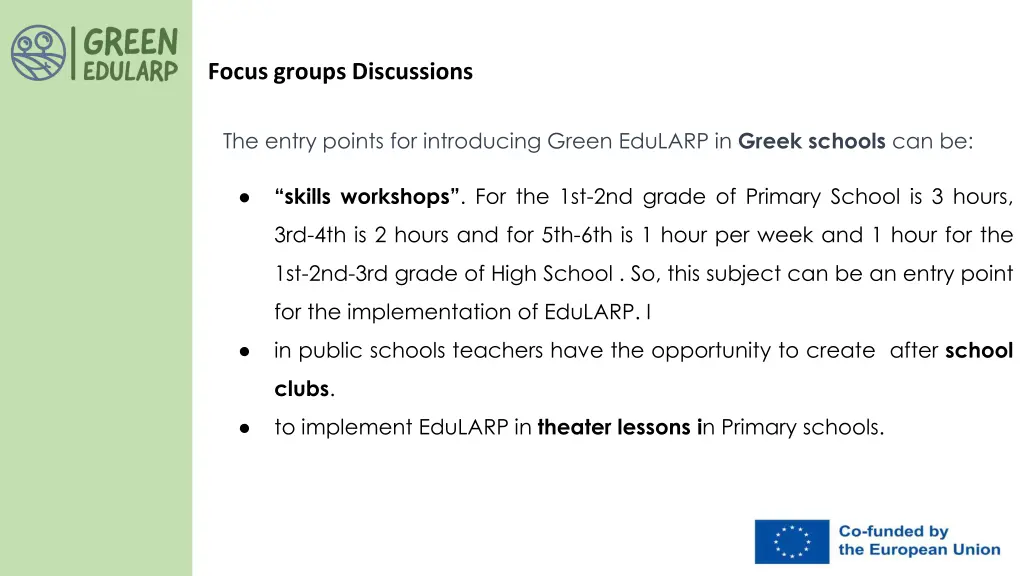focus groups discussions 6