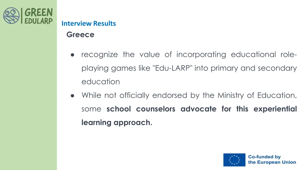 interview results greece