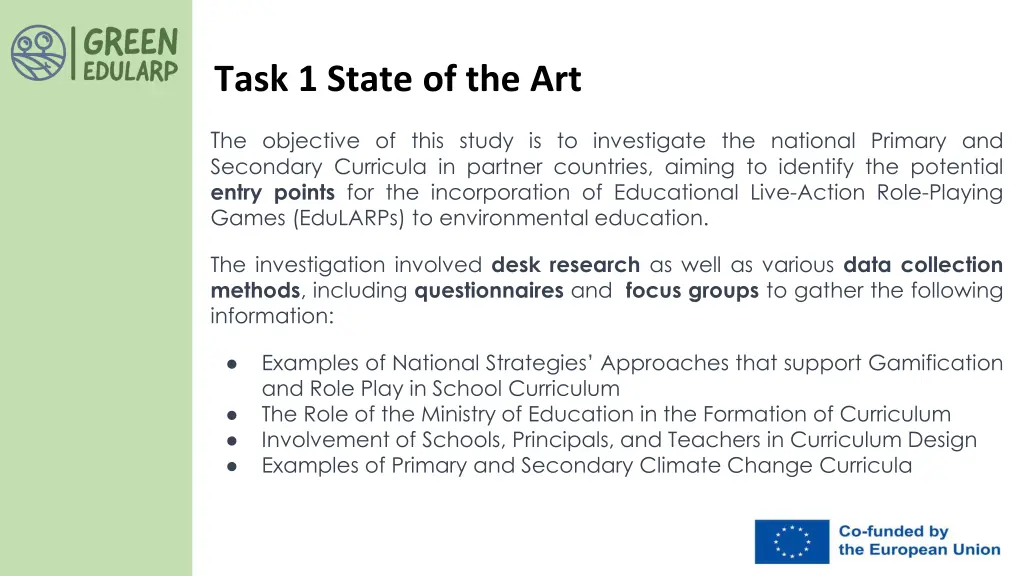 task 1 state of the art