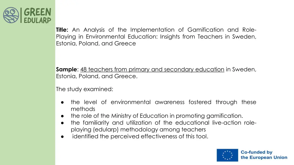 title an analysis of the implementation