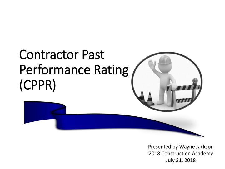 contractor past contractor past performance