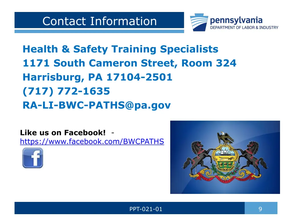 contact information