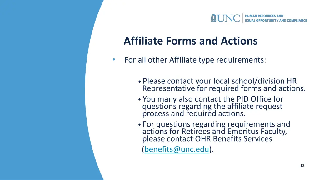 affiliate forms and actions 2