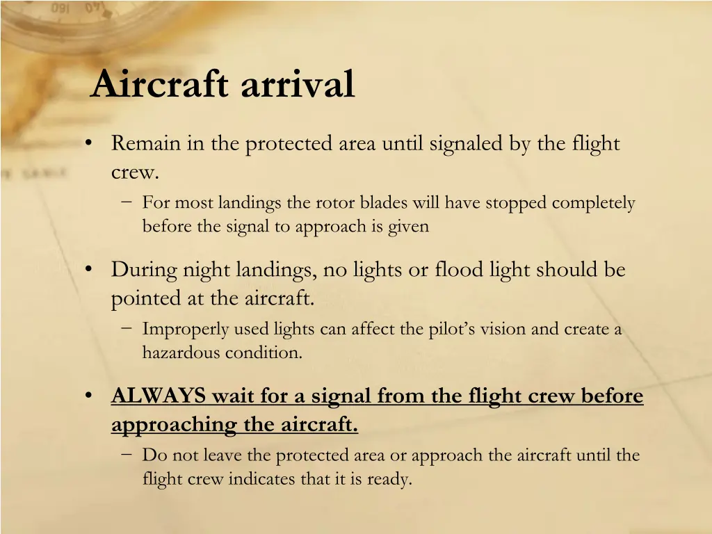 aircraft arrival 1