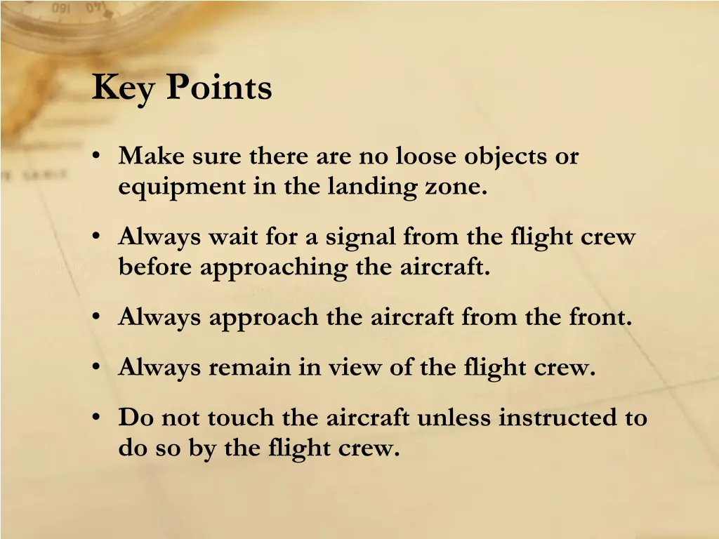 key points