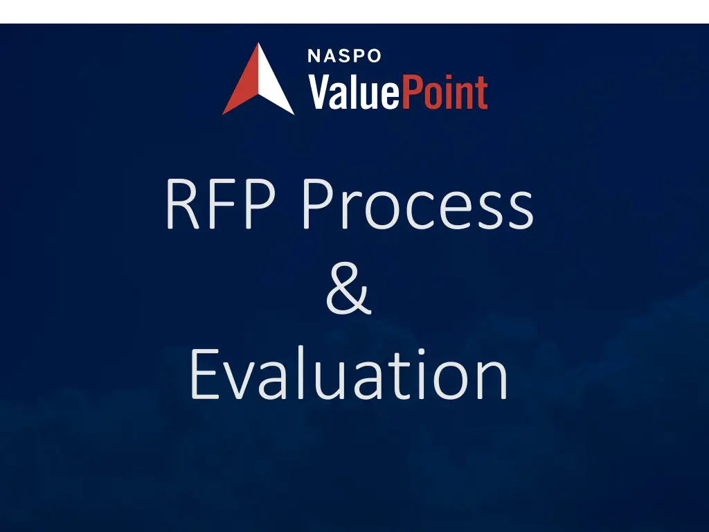 rfp process evaluation