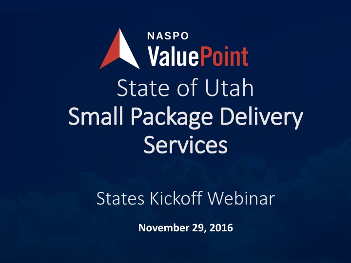 state of utah small package delivery small