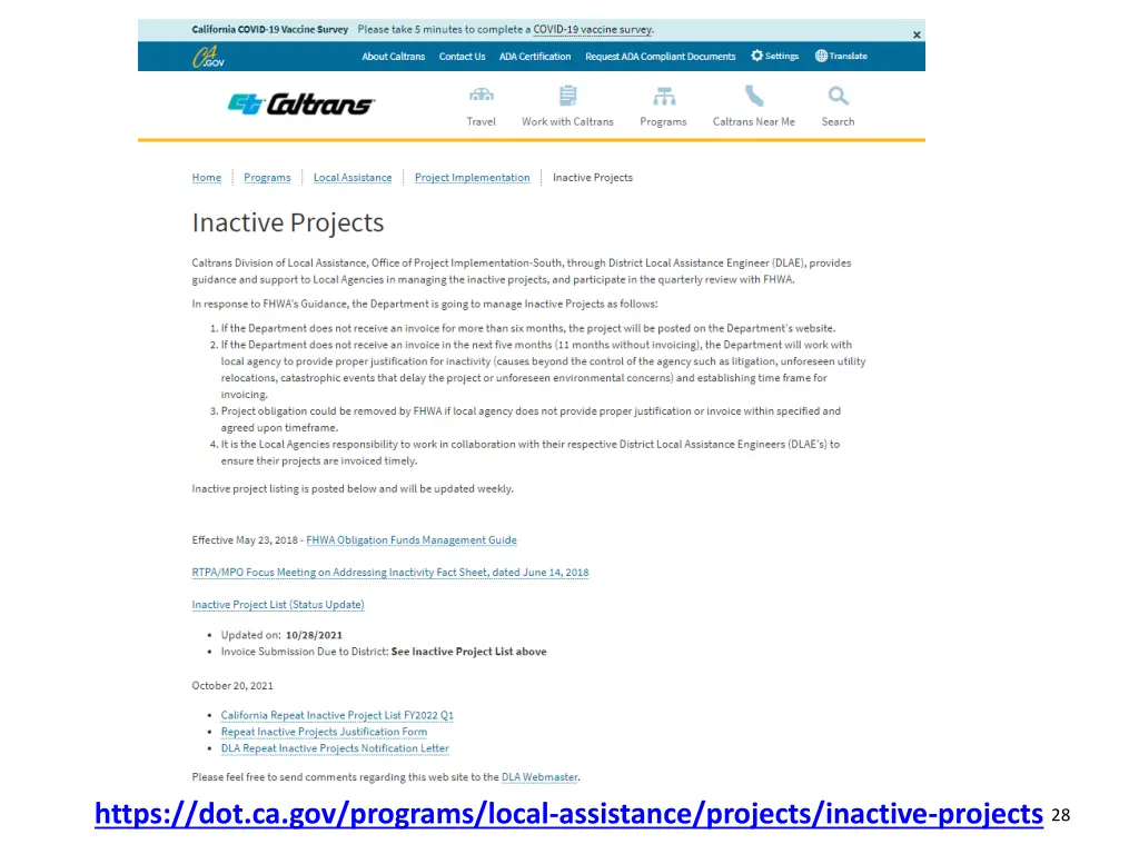 https dot ca gov programs local assistance