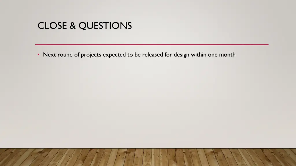 close questions