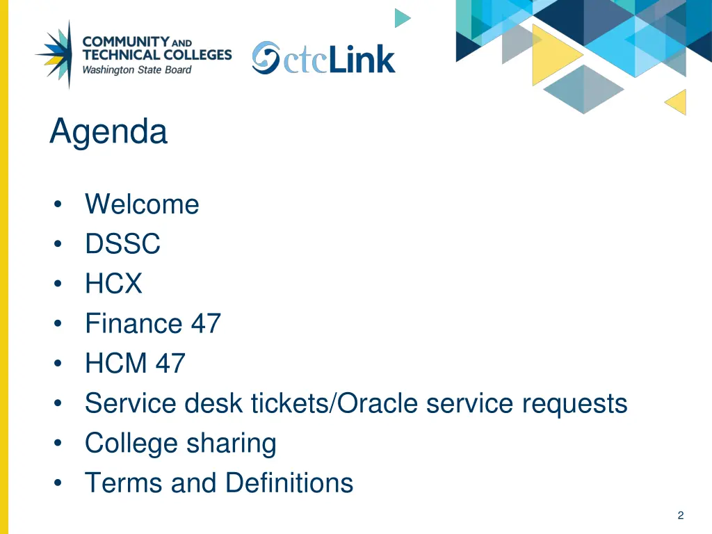 agenda