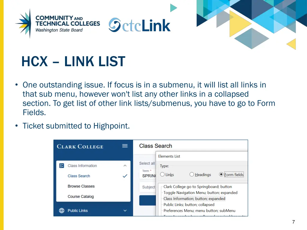hcx link list 1
