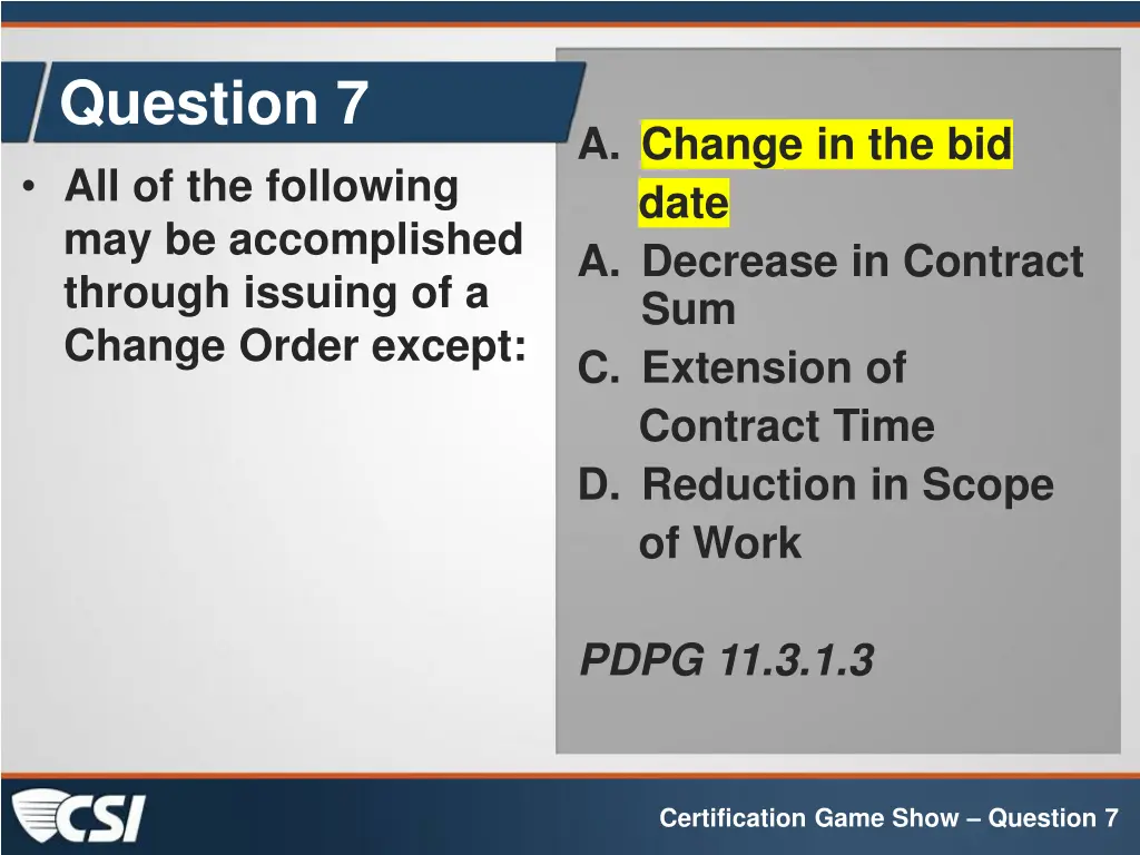 question 7 all of the following 1